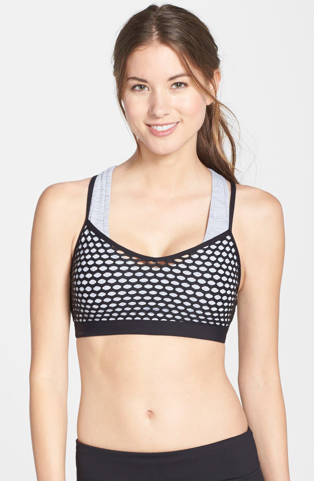 double layer sports bra