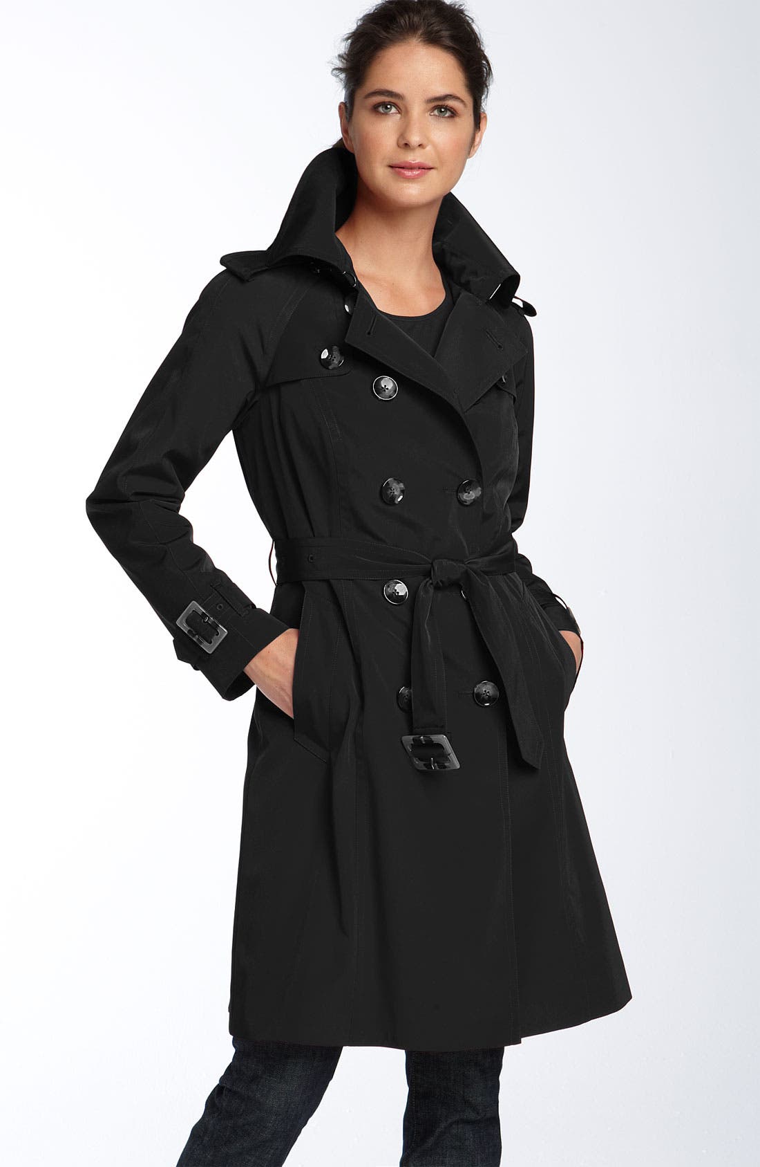 London Fog Double Breasted Trench Coat Nordstrom