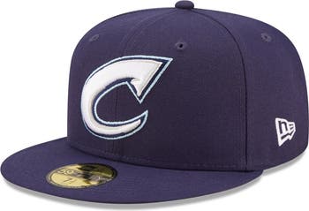 Men's New Era Navy Columbus Clippers Authentic Collection 59FIFTY Fitted Hat