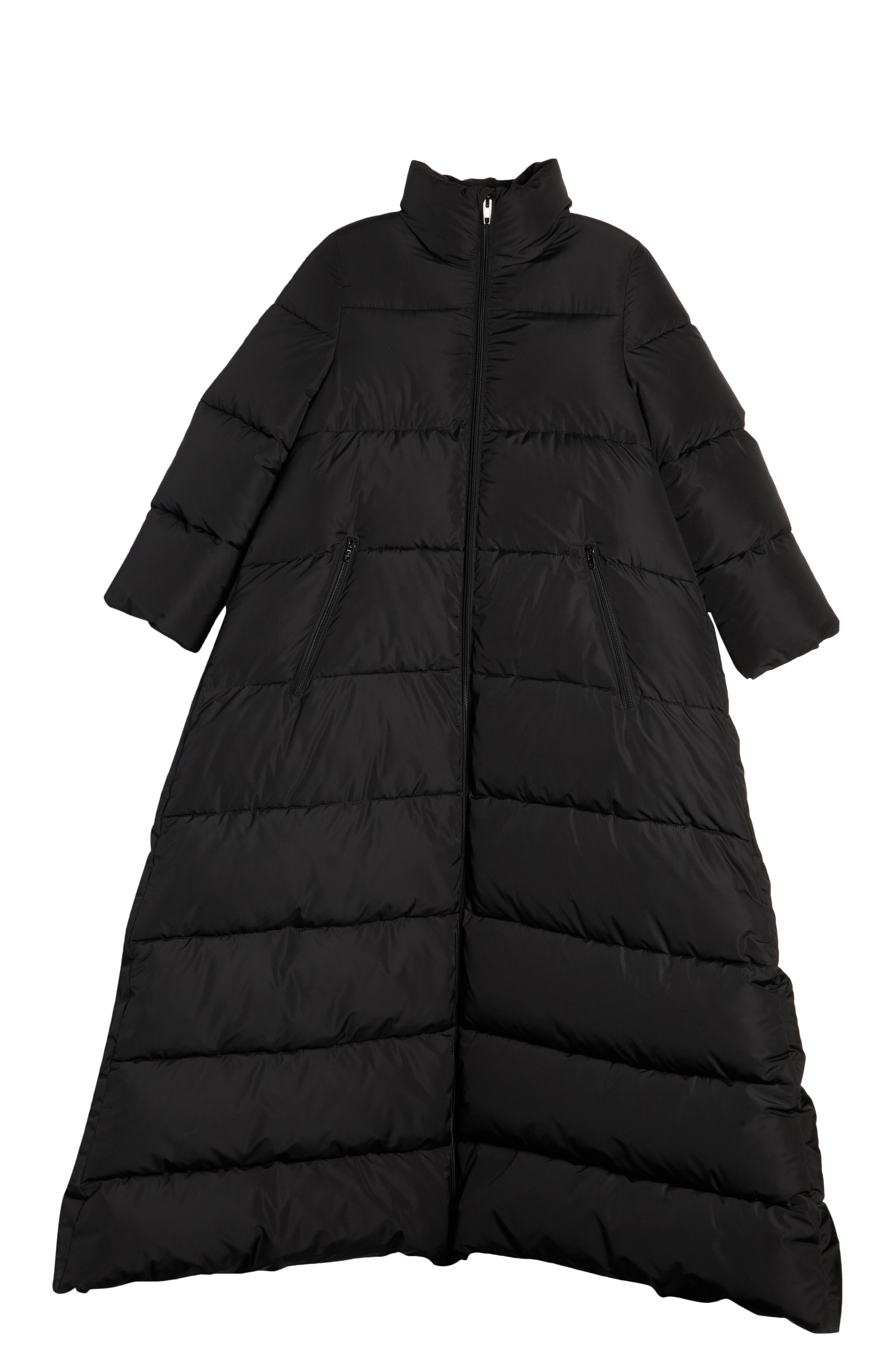 down puffer coat long