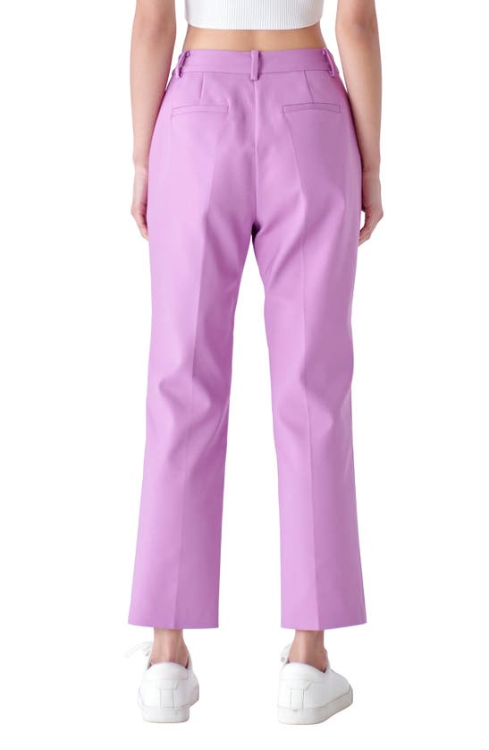 Shop English Factory Cigarette Pants In Lilac