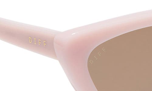 Shop Diff Camila 56mm Gradient Square Sunglasses In Brown/pink