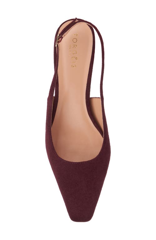 TORGEIS TORGEIS SLINGBACK KITTEN HEEL PUMP