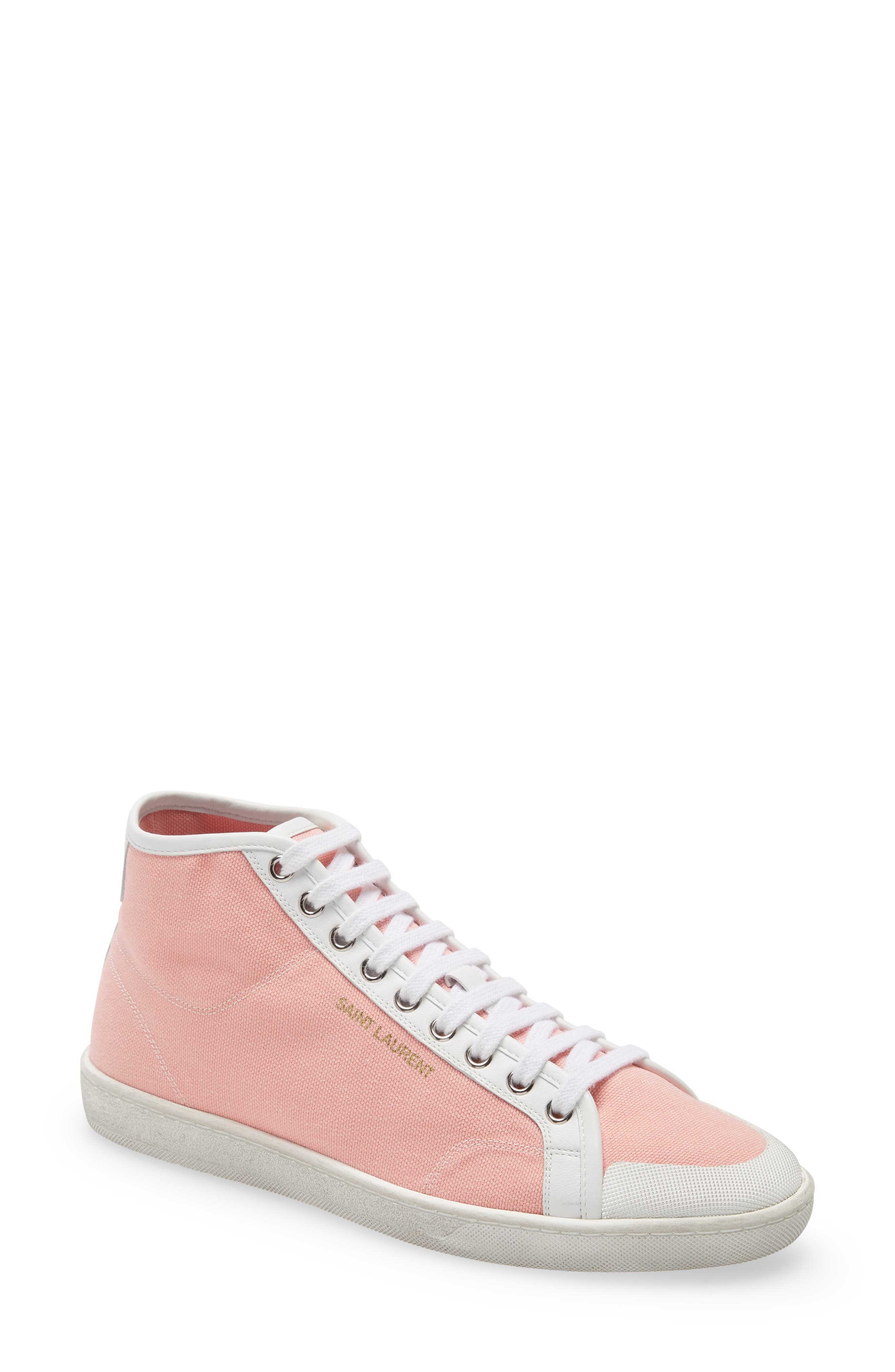 mens pink high tops