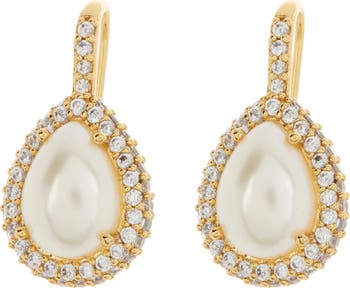 Kate spade new york bright top ideas pave halo stud earrings