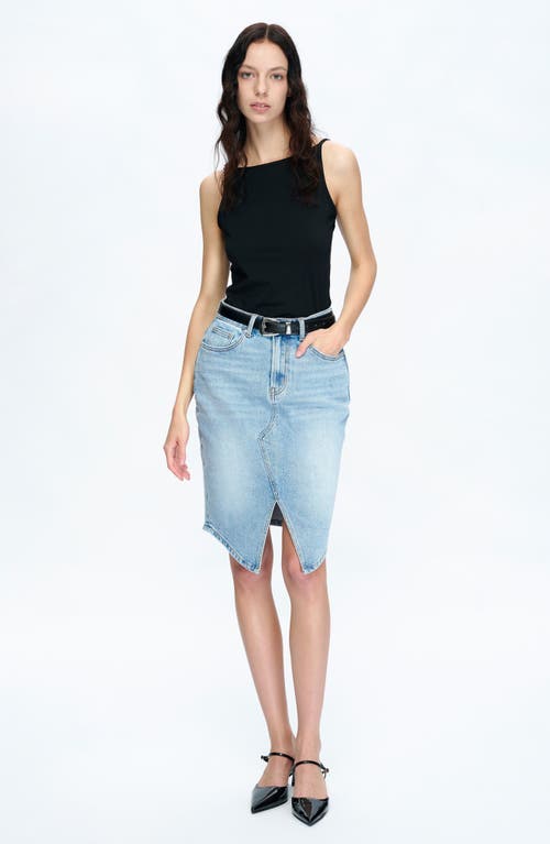 BAYEAS BAYEAS TARA MID RISE FRONT SLIT MIDI SKIRT