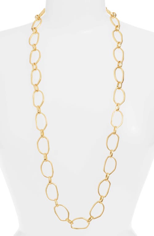 Long Chain Necklace in Gold