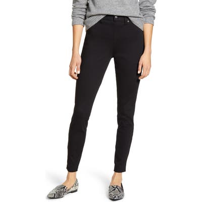 Hue Skimmer Denim Leggings, Black