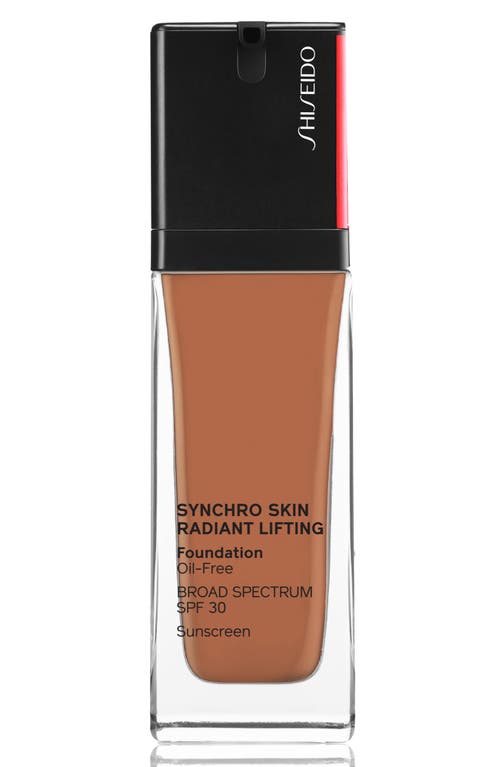 Shiseido Synchro Skin Radiant Lifting Foundation SPF 30 in 450 Copper at Nordstrom