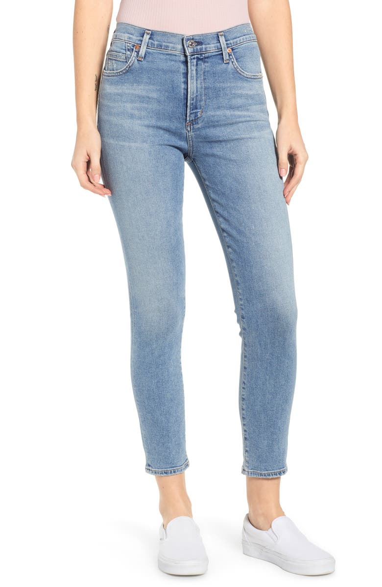 Citizens Of Humanity Rocket High Waist Crop Skinny Jeans Serenity Nordstrom