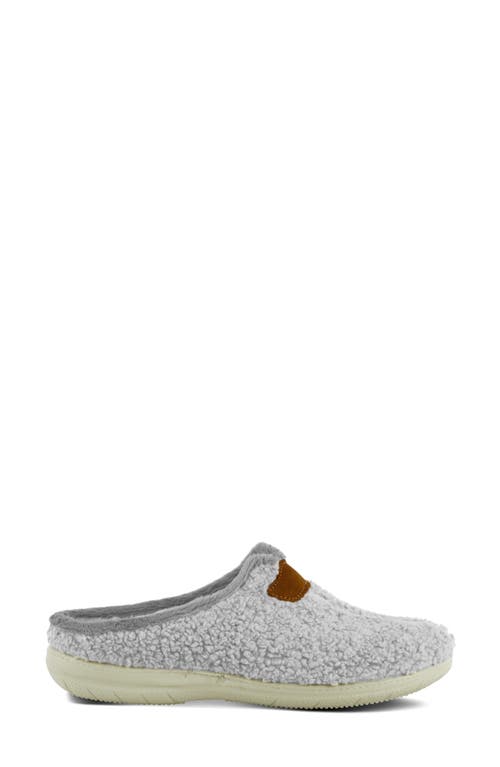 Shop Flexus By Spring Step Paddington Faux Shearling Slipper In Grey