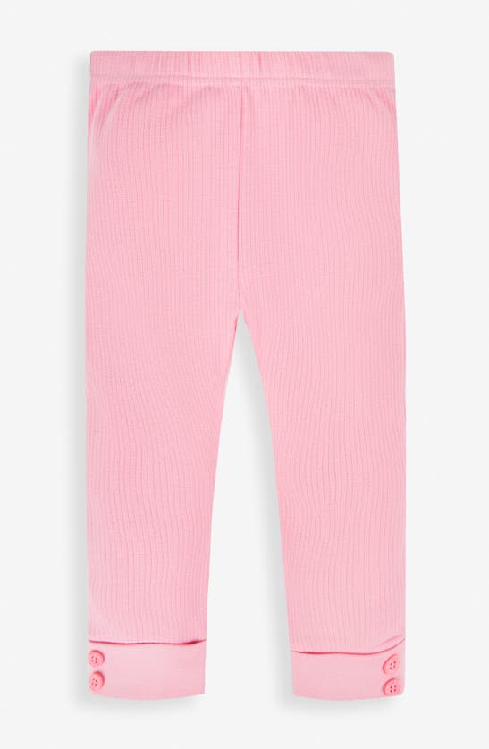 Shop Jojo Maman Bébé Jojo Maman Bebe Duck Appliqué T-shirt & Leggings Set In Pink