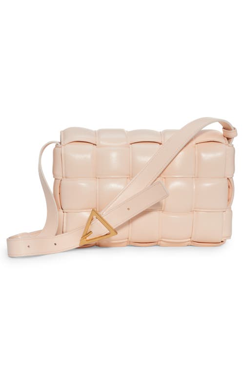 Shop Bottega Veneta Padded Cassette Bag In Melon Washed Gold