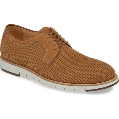 J & m 1850 Martell Plain Toe Derby, Brown