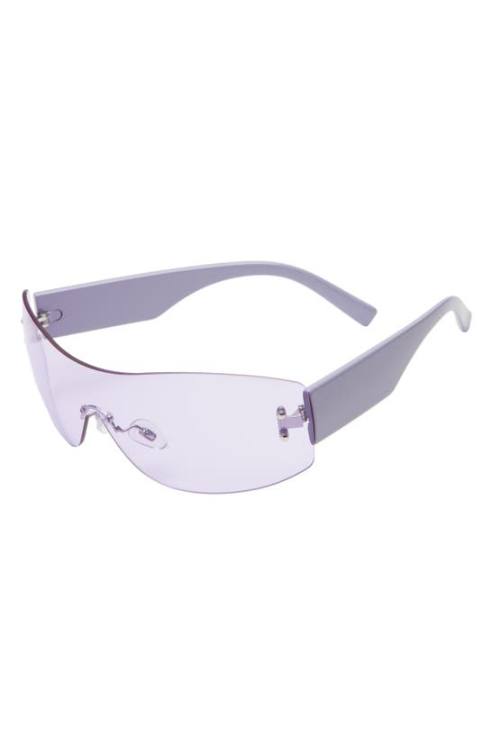 Shop Bp. Shield Sunglasses In Purple