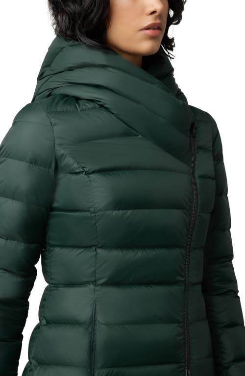 Shop Soia & Kyo Karelle Water Repellent 700 Fill Power Down Puffer Coat In Evergreen