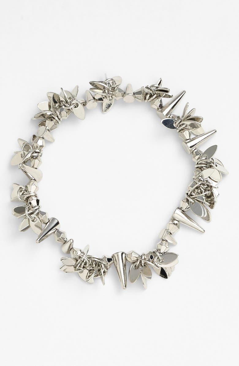 NORDSTROM 'Layers of Love' Bead Stretch Bracelet, Main, color, 040