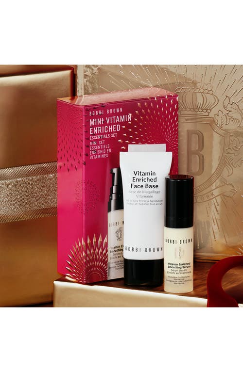 Shop Bobbi Brown Mini Vitamin Enriched Moisturizer And Serum Set $36 Value In No Color