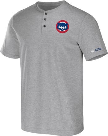 Men's Fanatics Branded Heathered Gray Chicago Cubs Big & Tall Secondary T-Shirt
