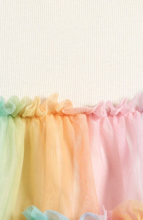 Shop Tucker + Tate Tiered Tutu Tank Dress In Ivory- Pink Multi