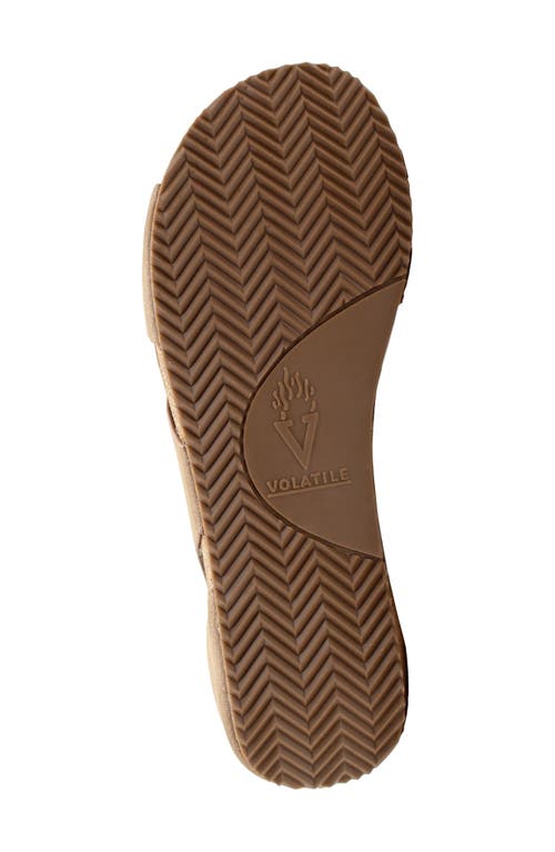 Shop Volatile Barstow Zip Sandal In Cognac