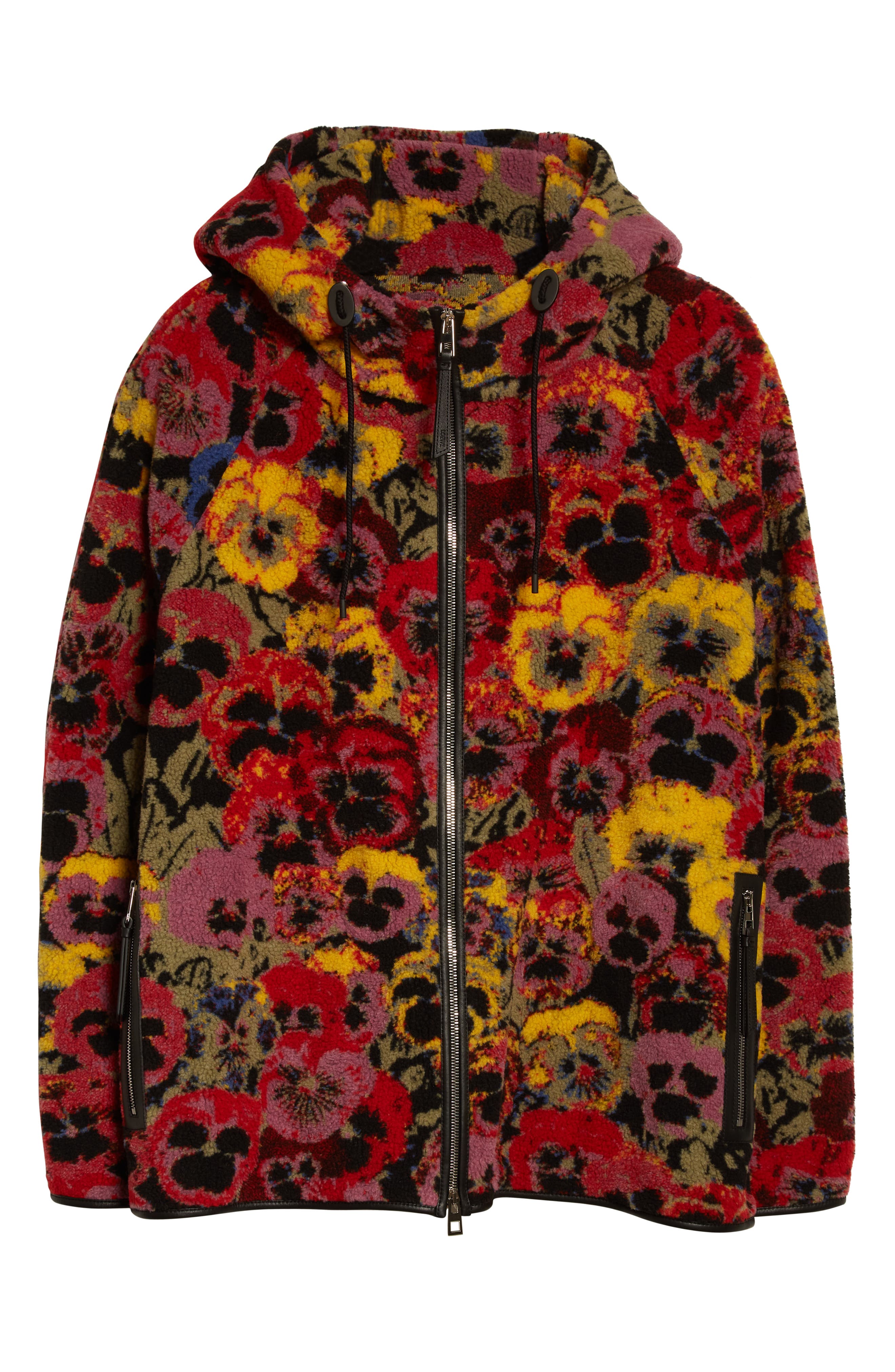 LOEWE Pansies All Over Jacquard Fleece Jacket