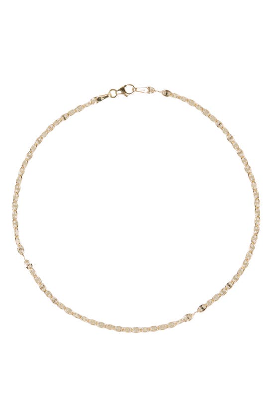 Bony Levy 14k Yellow Gold Plated Anchor Chain Anklet ModeSens