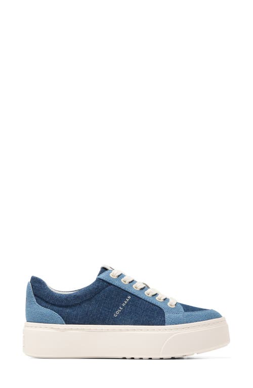 Shop Cole Haan Grandpro Max Platform Sneaker In Denim Multi