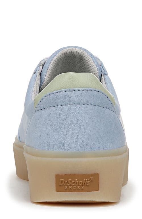 Dr. Scholl's Women's Madison-lace Closed Round Toe Lace Up Platform Sneakers In Blue