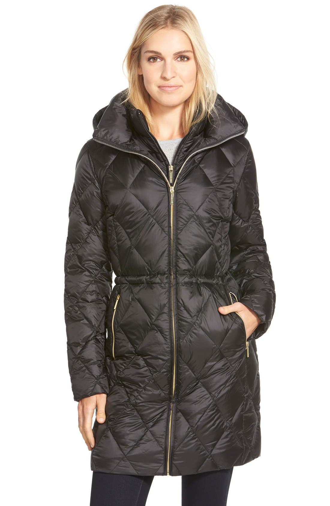 MICHAEL Michael Kors Packable Down Coat with Vest Front Insert Nordstrom