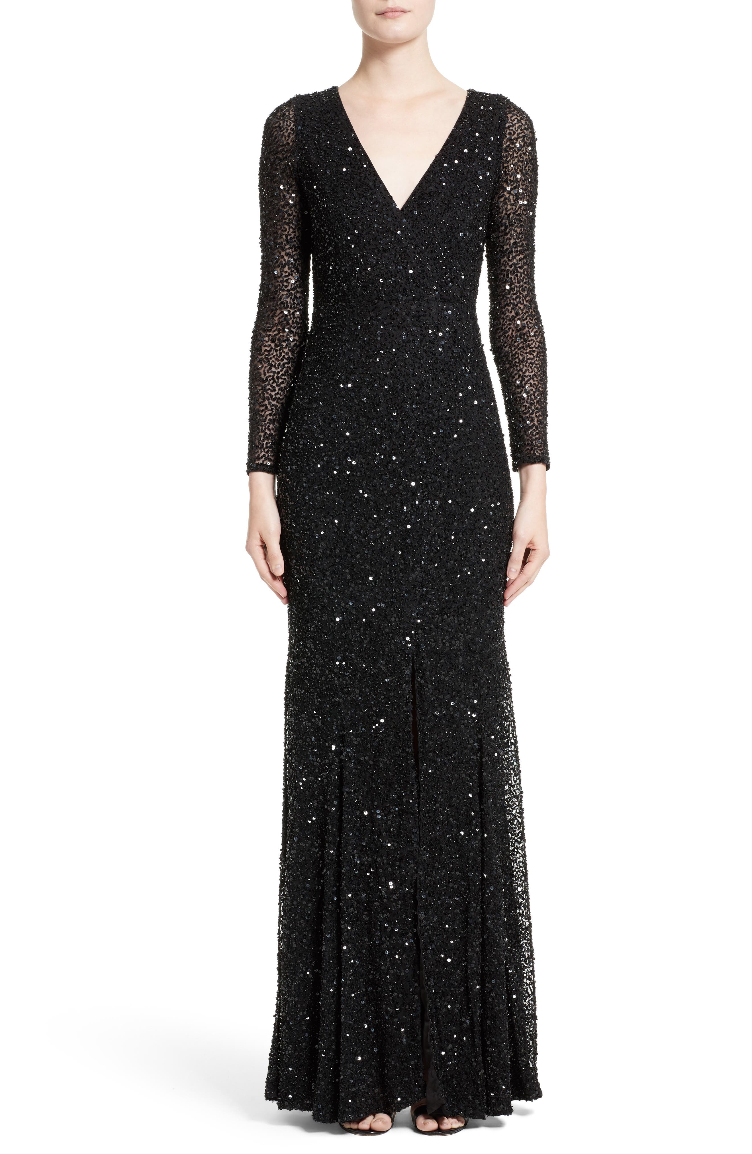 rachel gilbert sequin dress