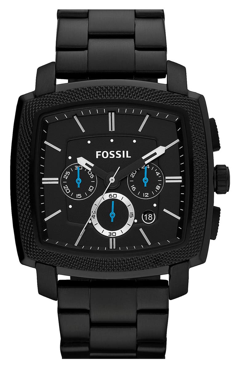 Fossil 'Machine' Square Dial Chronograph Watch, 44mm | Nordstrom