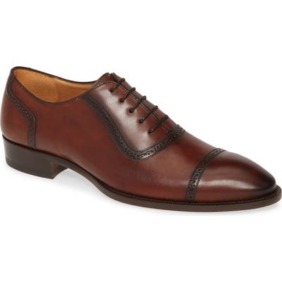 Mezlan Belgrade Cap Toe Oxford- Brown