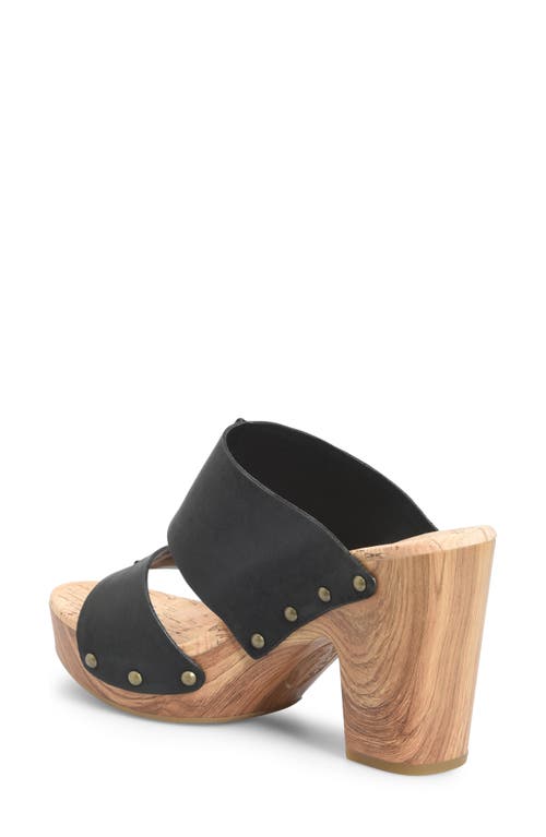 Shop Kork-ease ® Darra Leather Platform Sandal In Black F/g