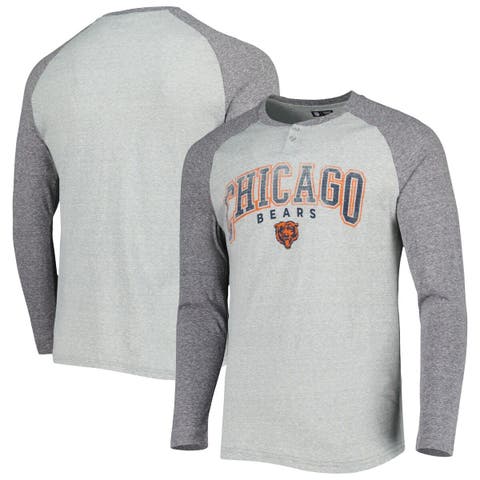 Concepts Sport Heather Gray Atlanta Falcons Ledger Raglan Long Sleeve Henley T-Shirt