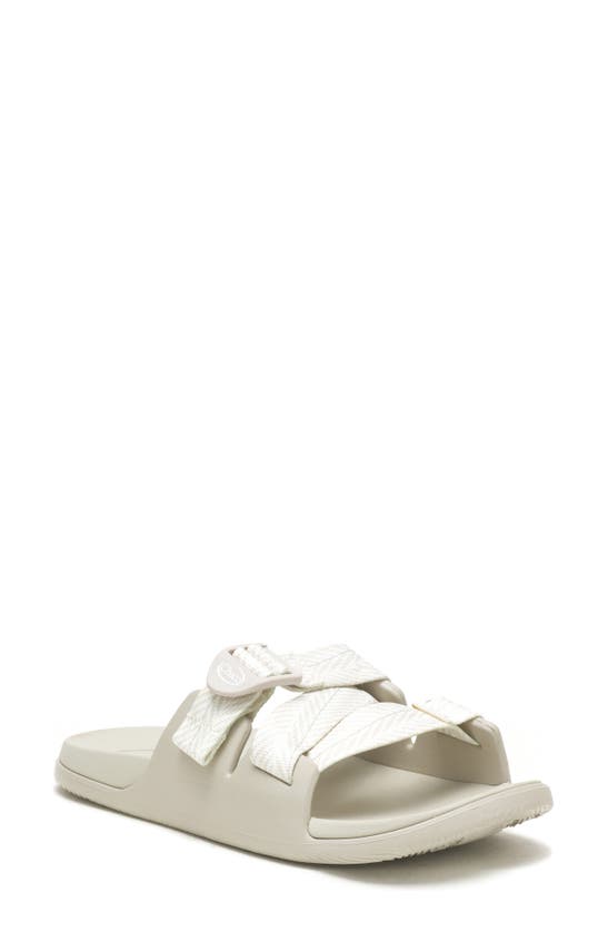 Chaco Chillos Slide Sandal In Bracken White