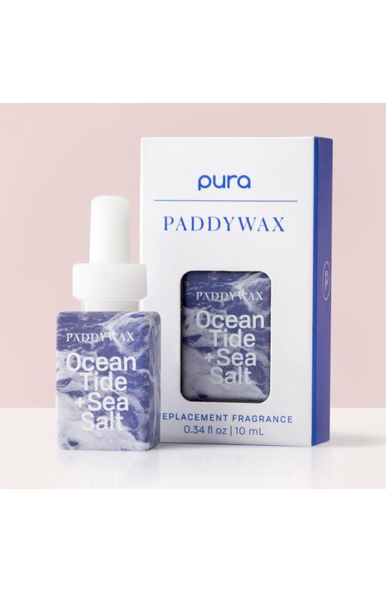 Shop Pura X Paddywax Bamboo & Green Tea 2-pack Diffuser Fragrance Refills In Ocean Tide Sea Salt