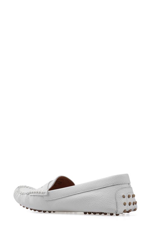 Shop National Comfort Talulah Penny Loafer In White Leather