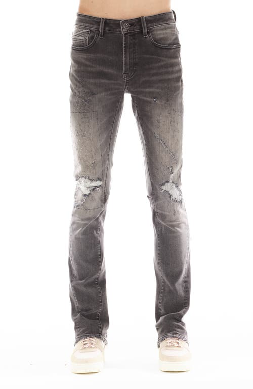 Cult of Individuality Lenny Ripped Bootcut Jeans Coal at Nordstrom,