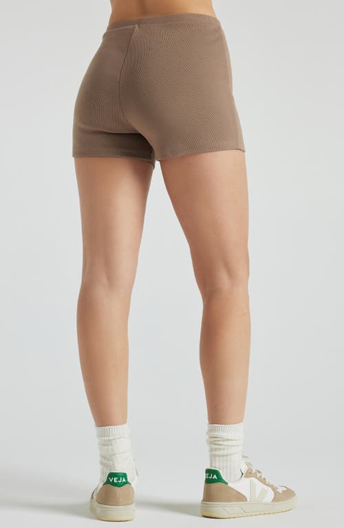 LOSANO LOSANO SERENE RIB SHORTS 