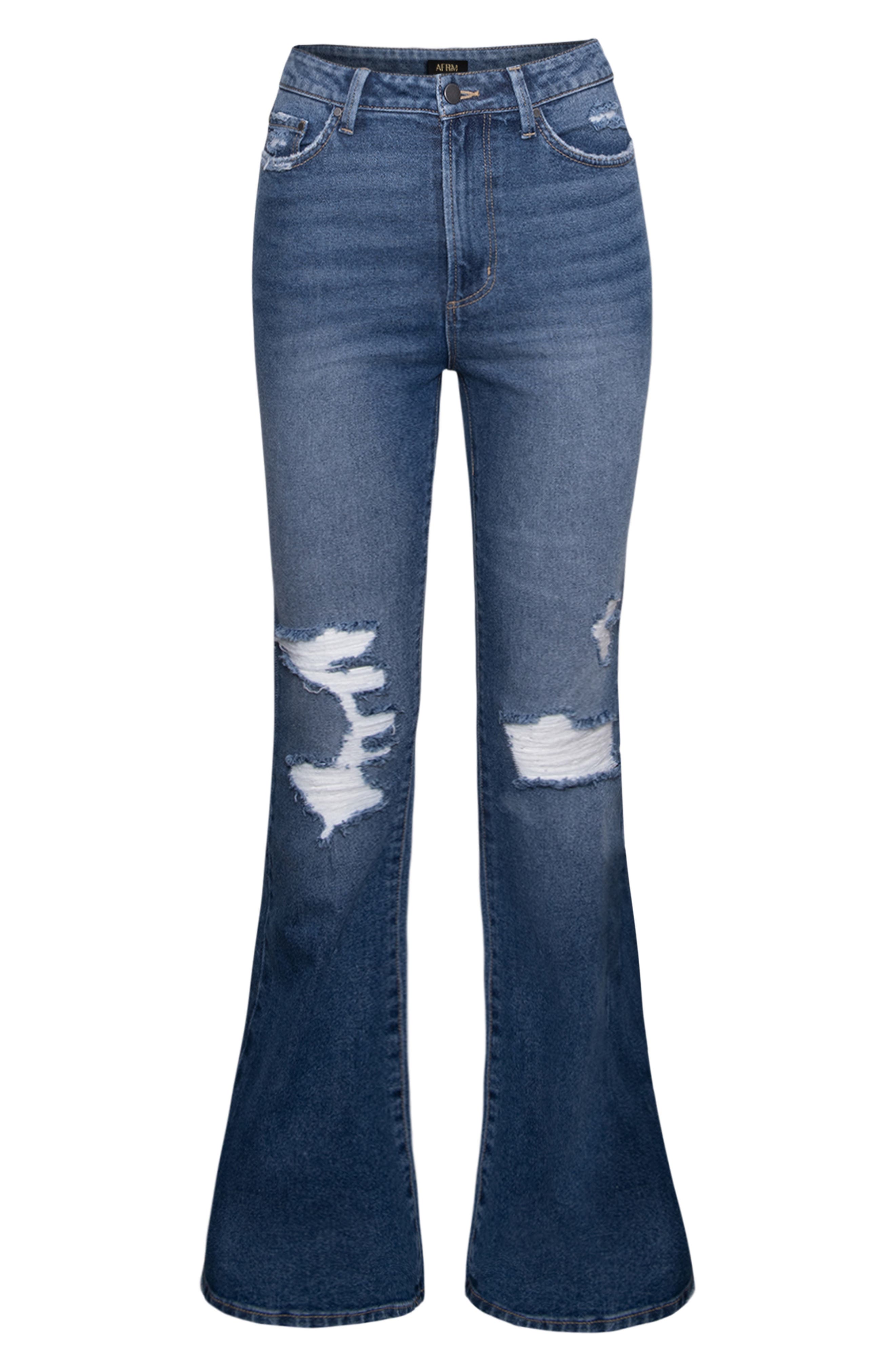Women's AFRM Kayne Distressed Flare Jeans Women's AFRM Kayne Distressed Flare Jeans