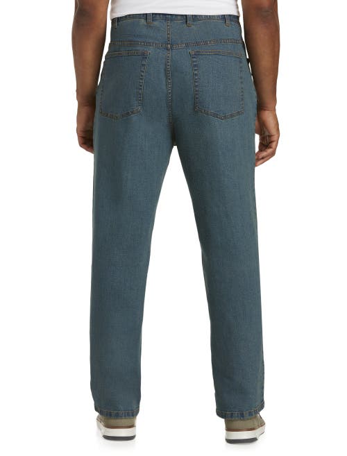 Shop Harbor Bay By Dxl Continuous Comfort Stretch Jeans In Dirty Wash