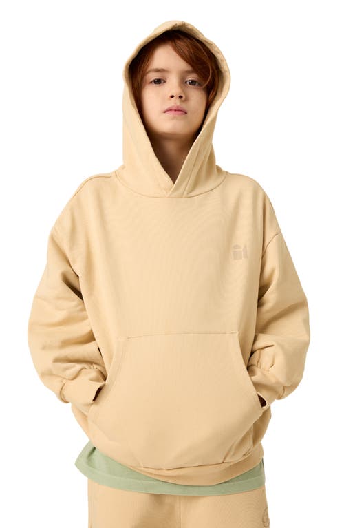 Shop The Sunday Collective Kids' Natural Dye Everyday Pullover In Yellow