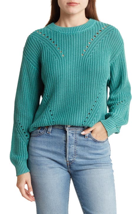 Ramona Crewneck Cotton Sweater