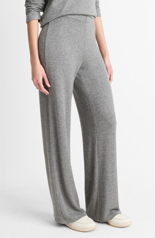 Shop Vince Cozy Wide Leg Pants In Dark Grey