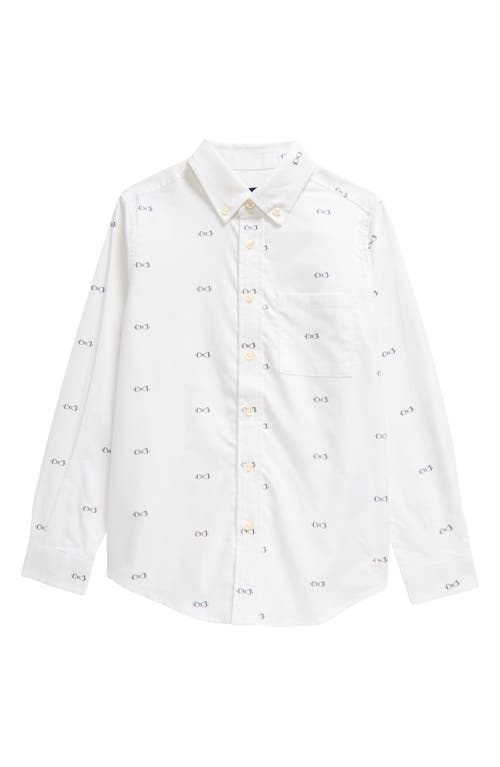 Brooks Brothers Kids' Button-down Shirt In White