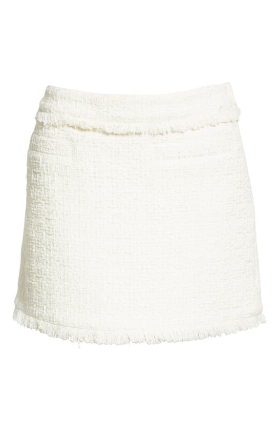 PROENZA SCHOULER WHITE LABEL COTTON BLEND TWEED SKIRT