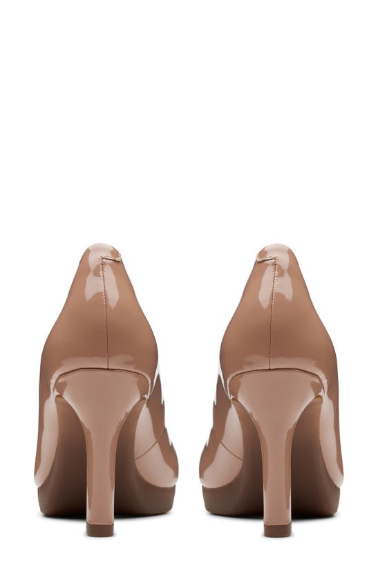 Shop Clarks ® Ambyr Braley Pump In Praline Patent