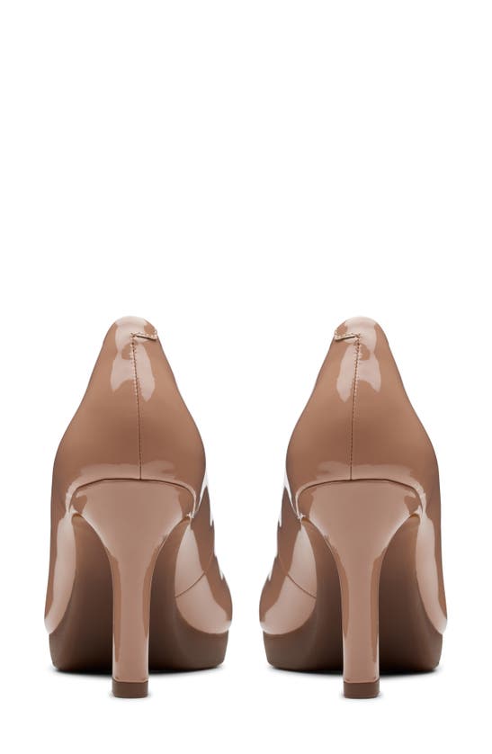 Clarks Ambyr Braley Pump In Praline Patent