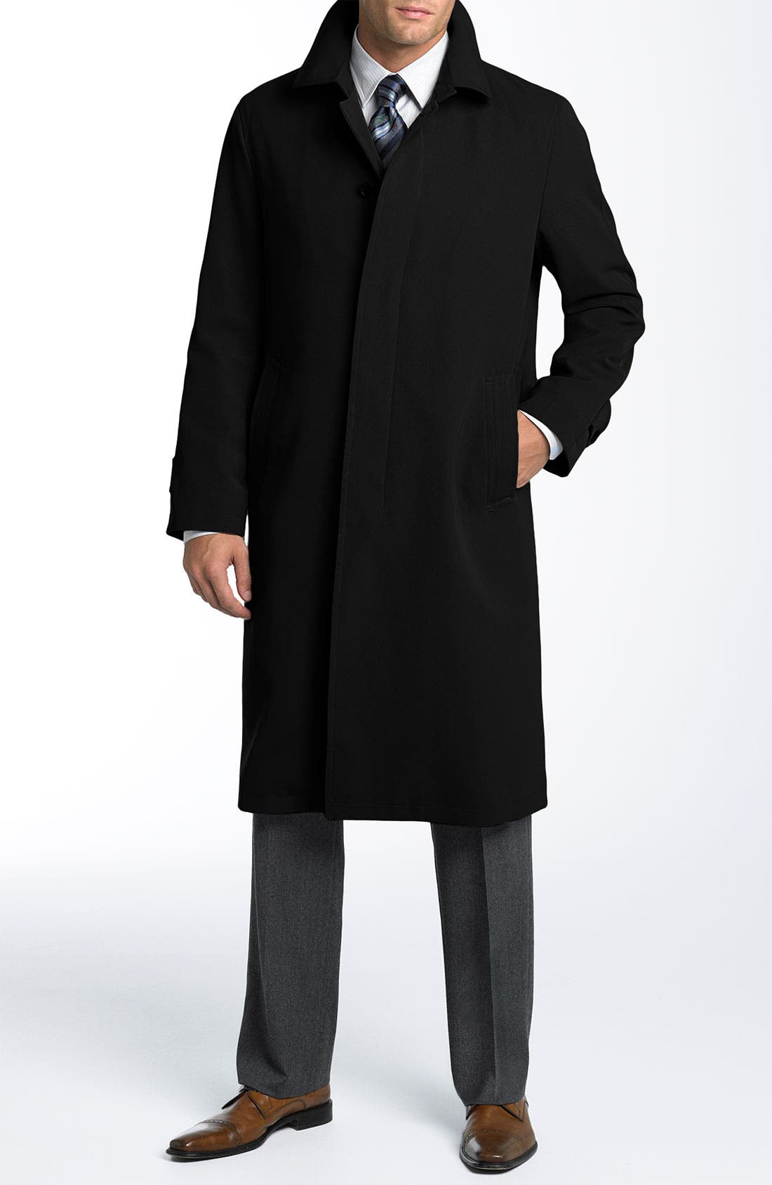 Sanyo Long Microfiber Coat Nordstrom